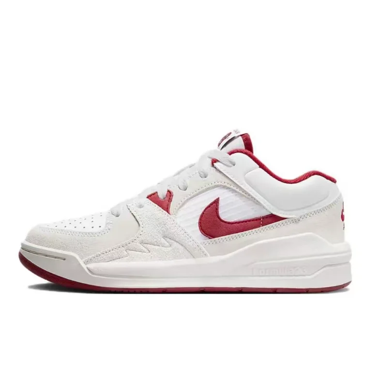 Nike Nike Air Force 1 White/University Red Sneakers Red - 1