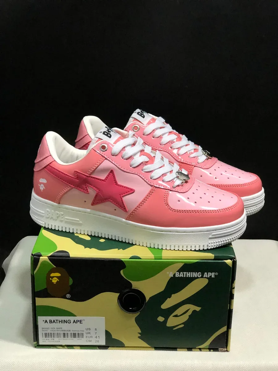 A Bathing Ape A Bathing Ape BAPE STA Pink Star Sneakers Pink - 1