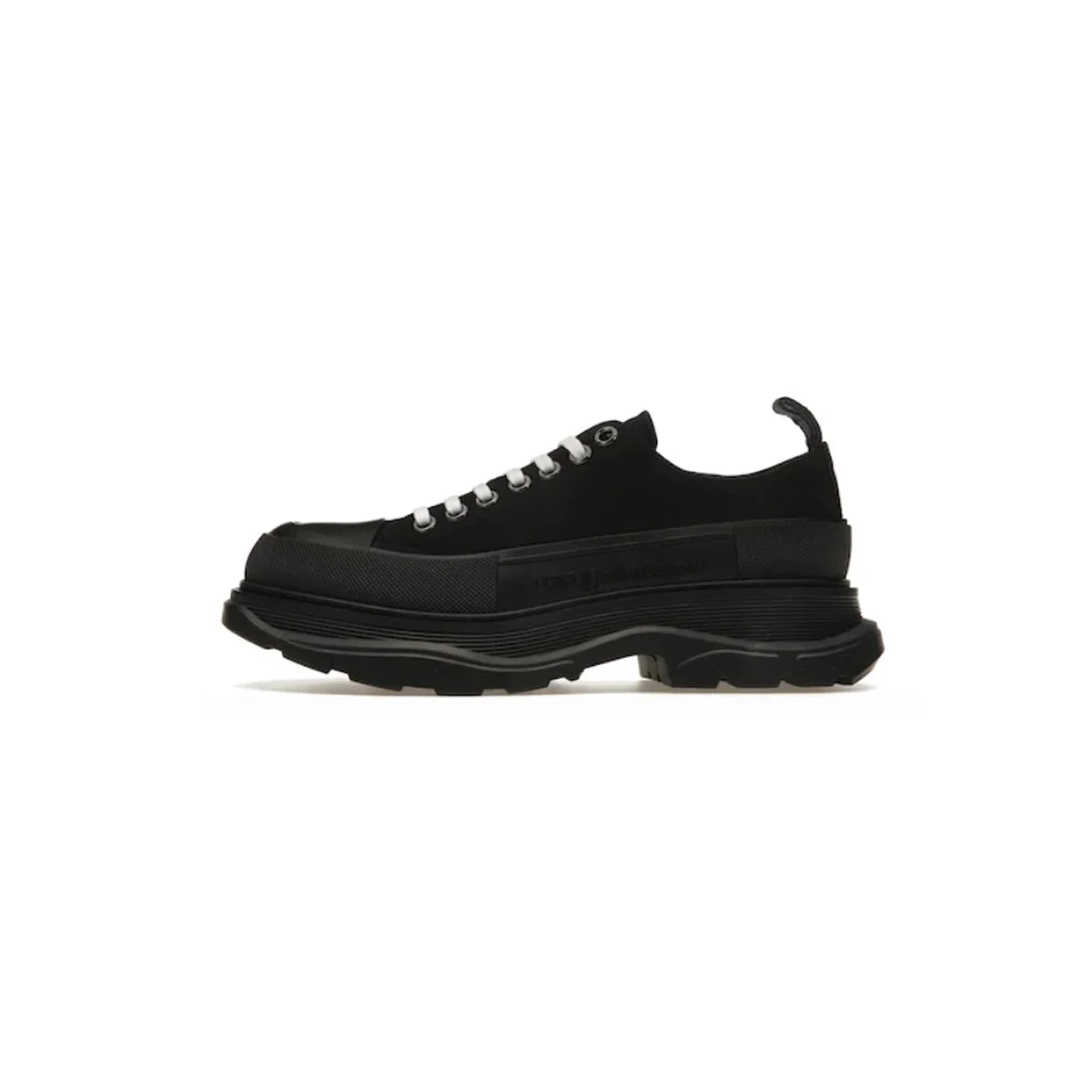 Alexander McQueen Alexander McQueen Tread Slick Black Triple Black Sneakers Black - 1