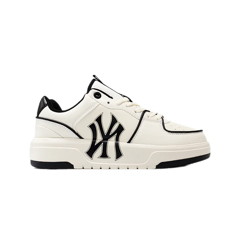 Other MLB NY Yankees White & Black Low Top Sneakers White - 1