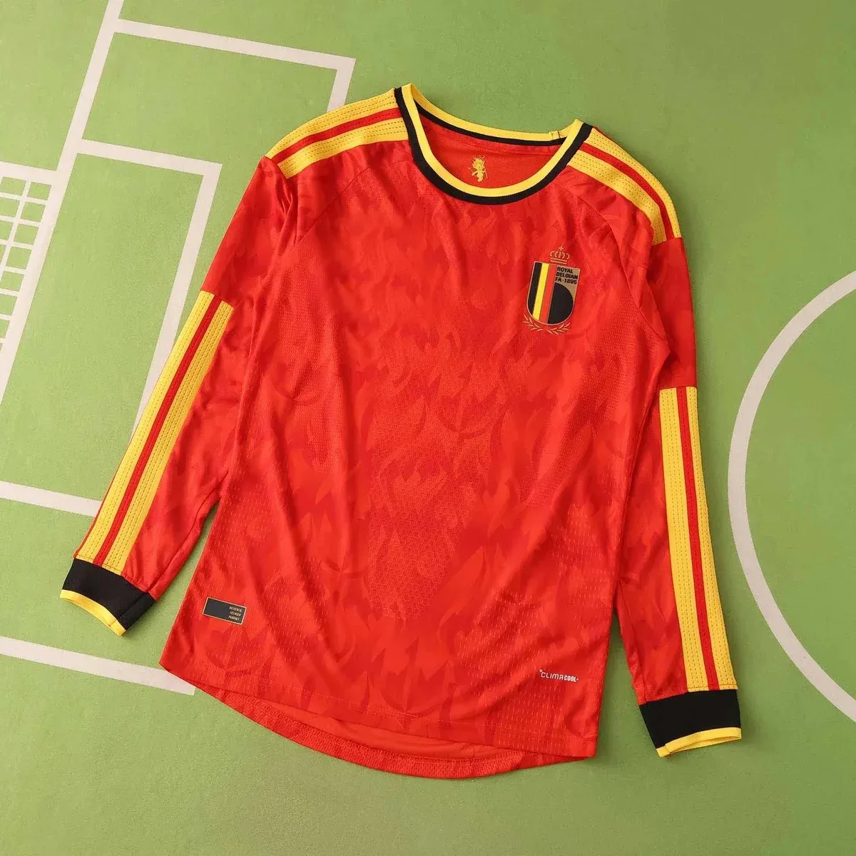 Adidas Adidas Classic Football Belgium Home Jersey Red Red - 1
