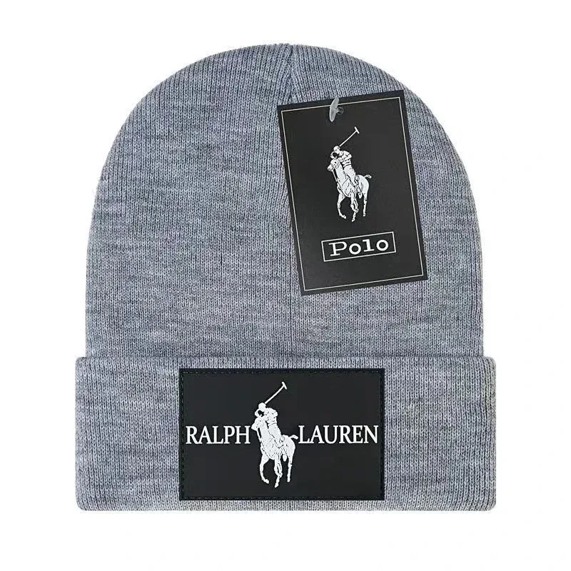 Polo Ralph Lauren Grey Polo Pony Beanie