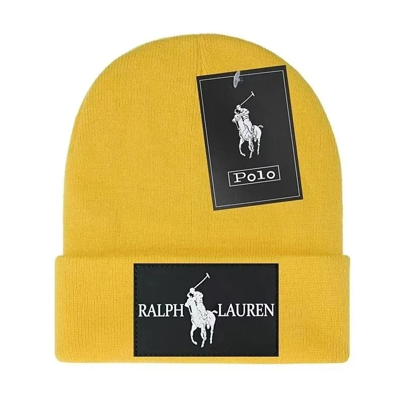 Polo Ralph Lauren Yellow Pony Beanie
