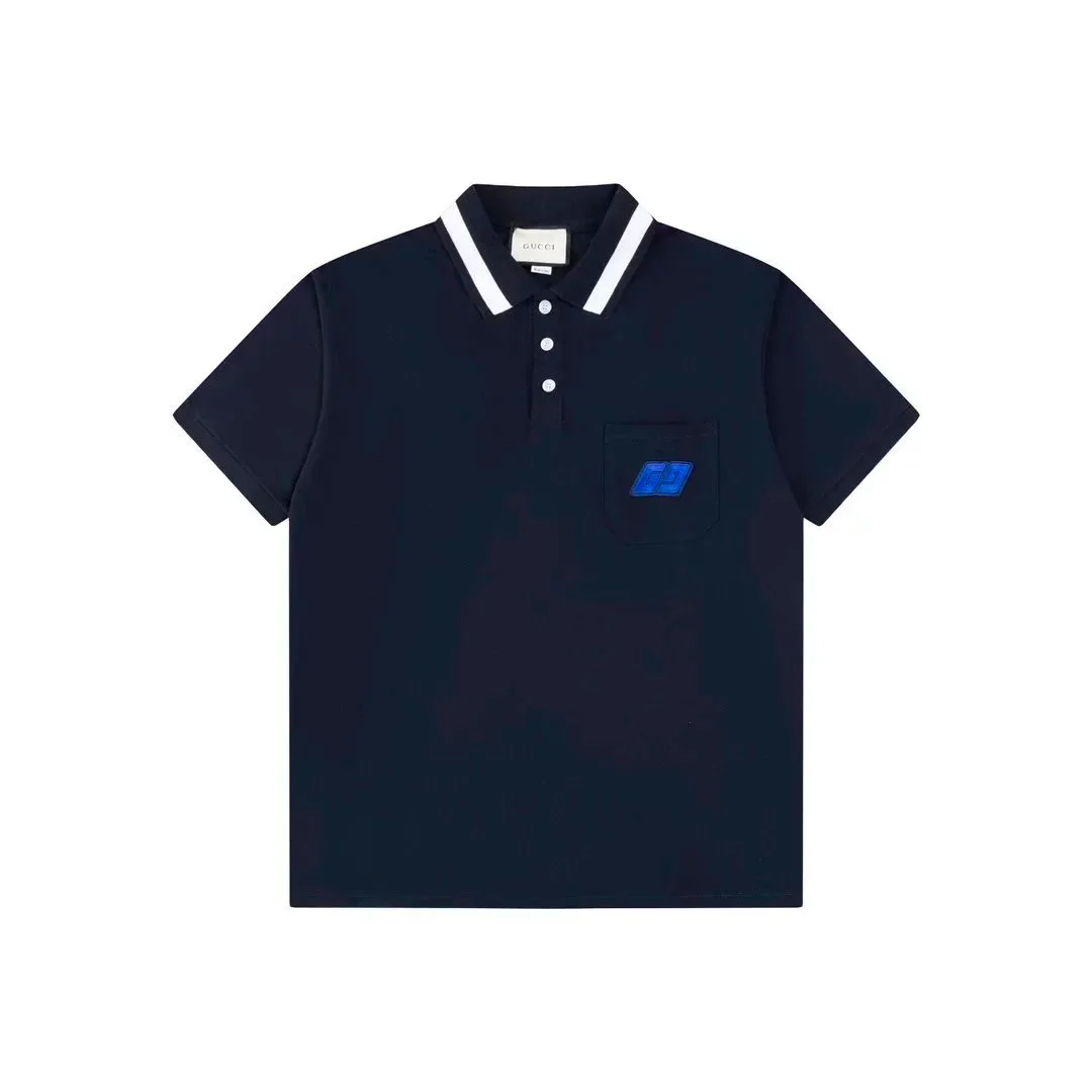 Gucci Polo Bear Polo Shirt Navy Blue