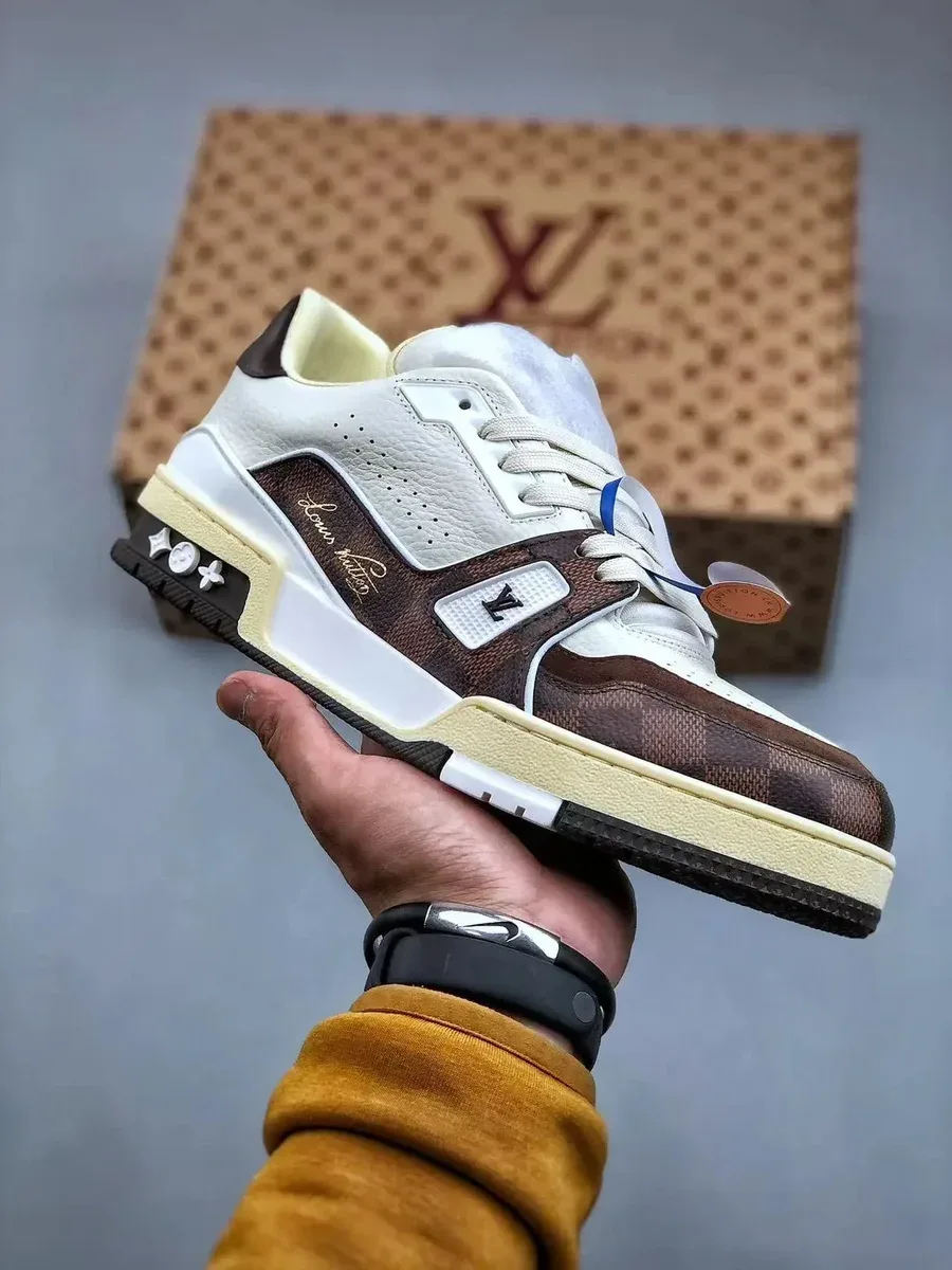 Louis Vuitton LV Trainer White/Brown Sneakers