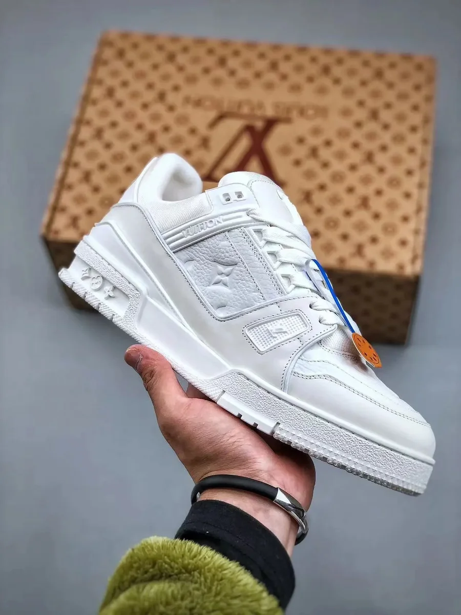Louis Vuitton LV Trainer White Sneakers