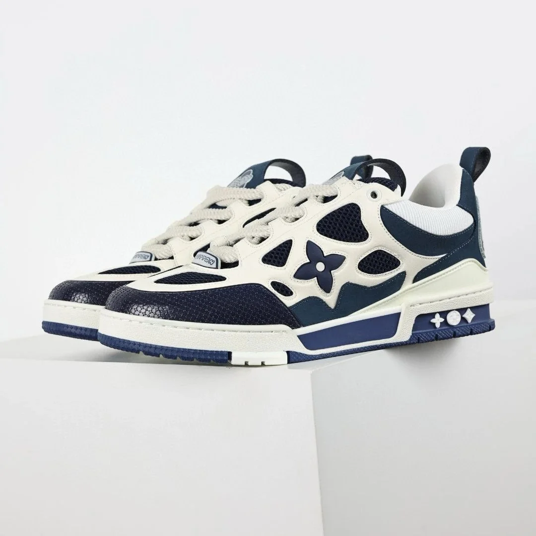 Louis Vuitton LV Trainer White/Navy Sneakers