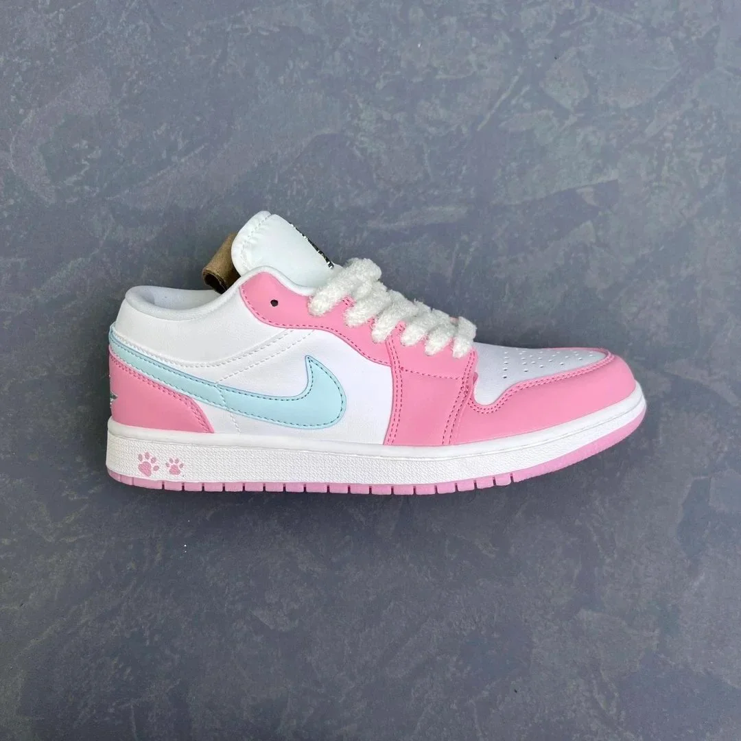 Nike Air Jordan 1 Low Pink Sail Sneakers