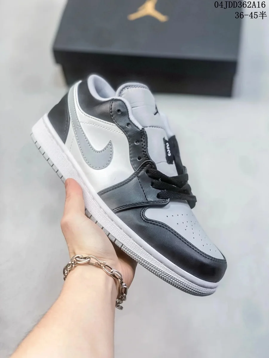 Nike Air Jordan 1 Low Sail/Black White Sneakers