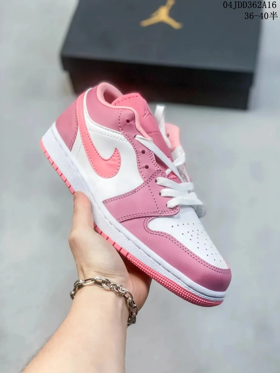 Nike Air Jordan 1 Low Pink/White Sneakers