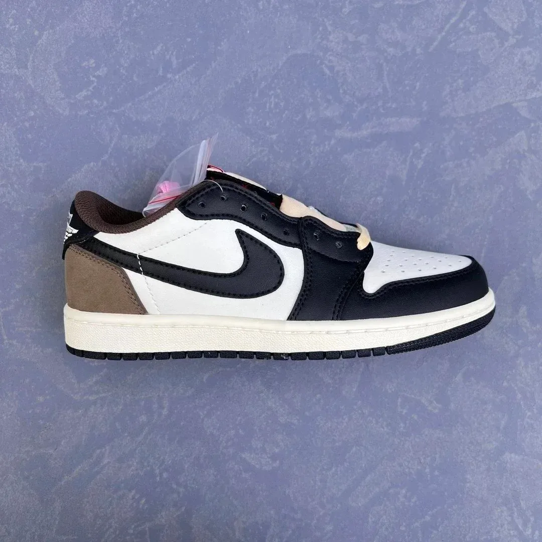 Nike Air Jordan 1 Low '07 Black/White Brown Sneakers