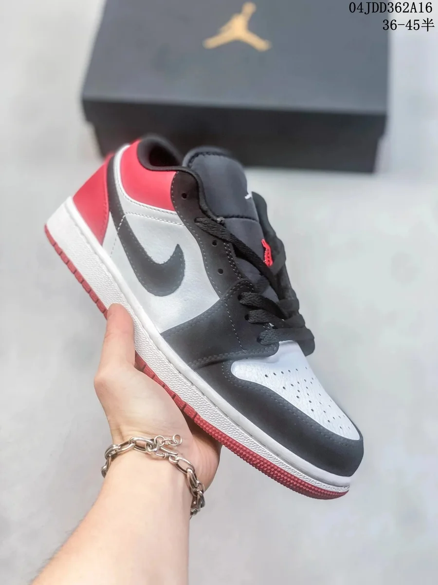 Nike Air Jordan 1 Low '84 Black/Red/White Sneakers