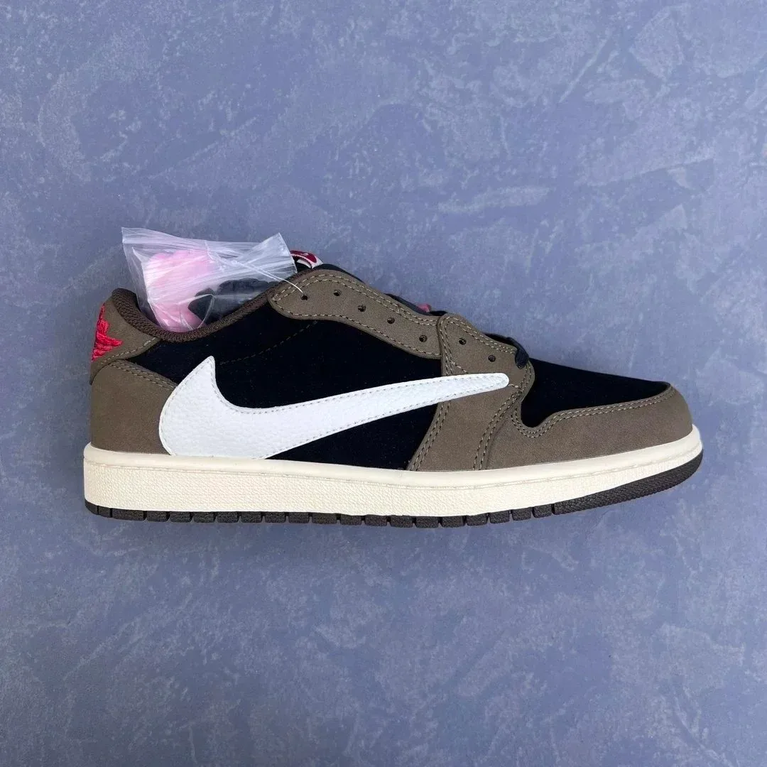 Nike Air Jordan 1 Low 'Travis Scott' Olive/Black Sneakers