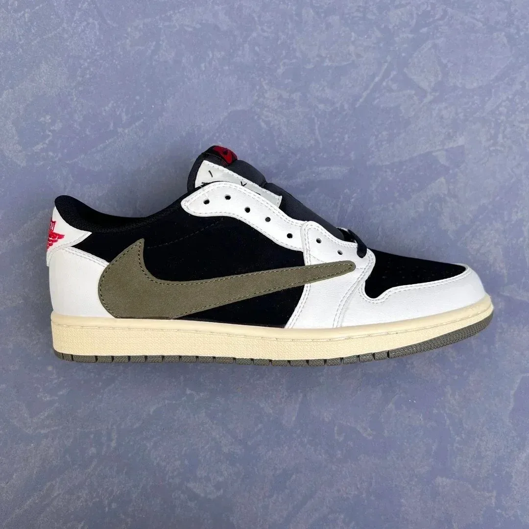 Nike Air Jordan 1 Low 'Travis Scott' Black/White Sneakers