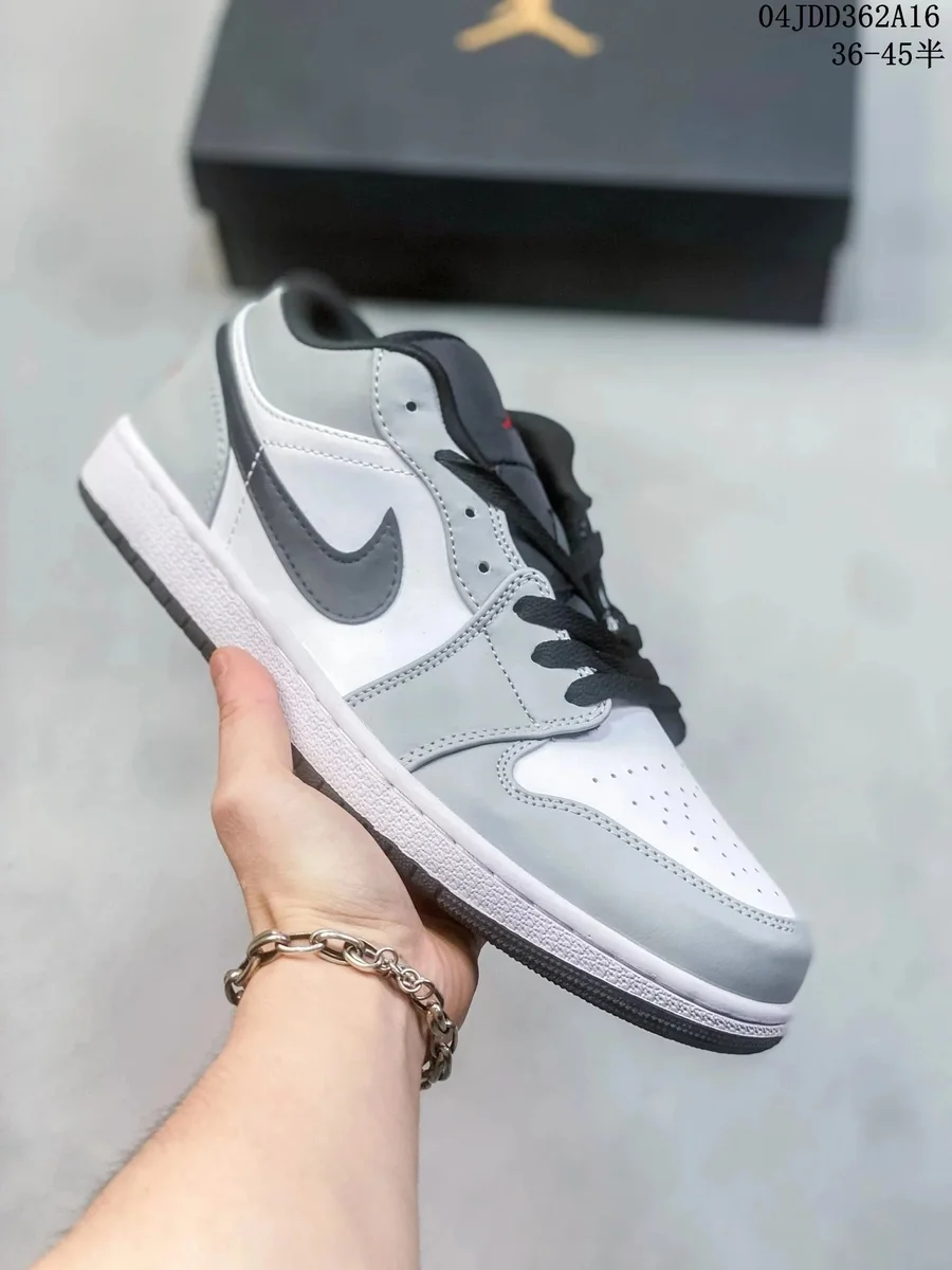 Nike Air Jordan 1 Low Sail/Black/White Sneakers