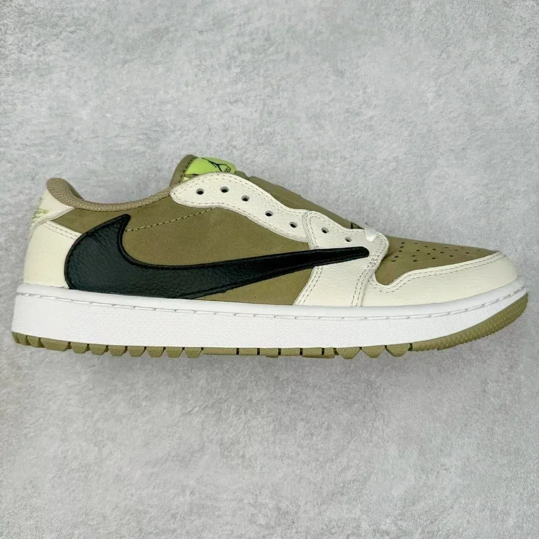 Nike Air Jordan 1 Low Olive Green Sneakers