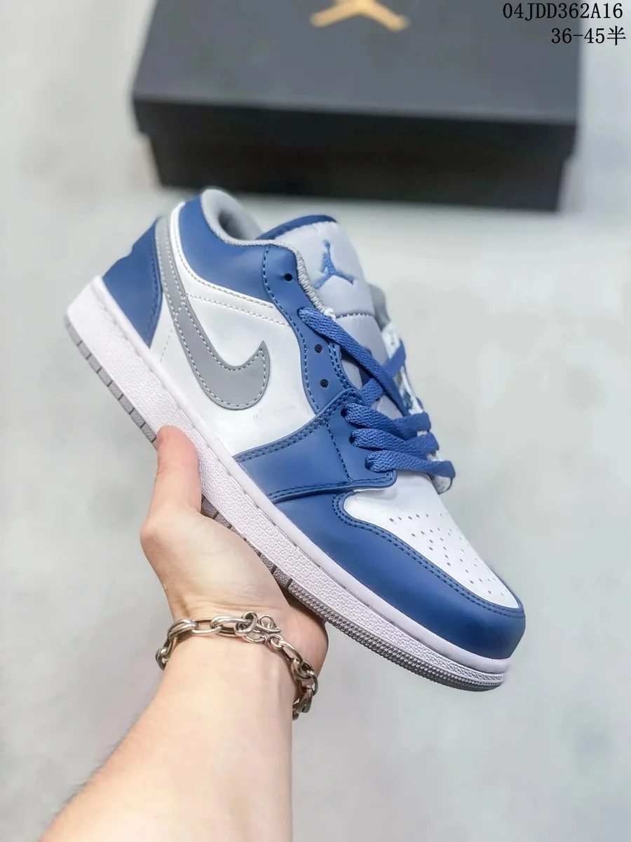 Nike Air Jordan 1 Low Sail/University Blue Sneakers