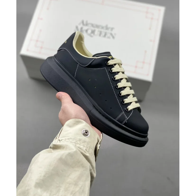 Alexander McQueen McQueen Black & Cream Sneakers
