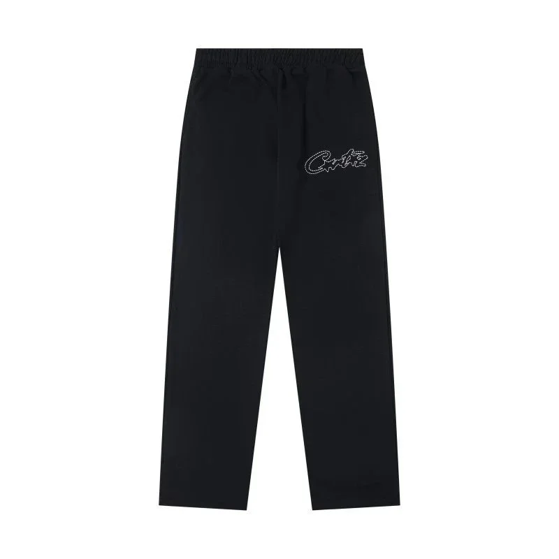 Black Critic Signature Logo Pants
