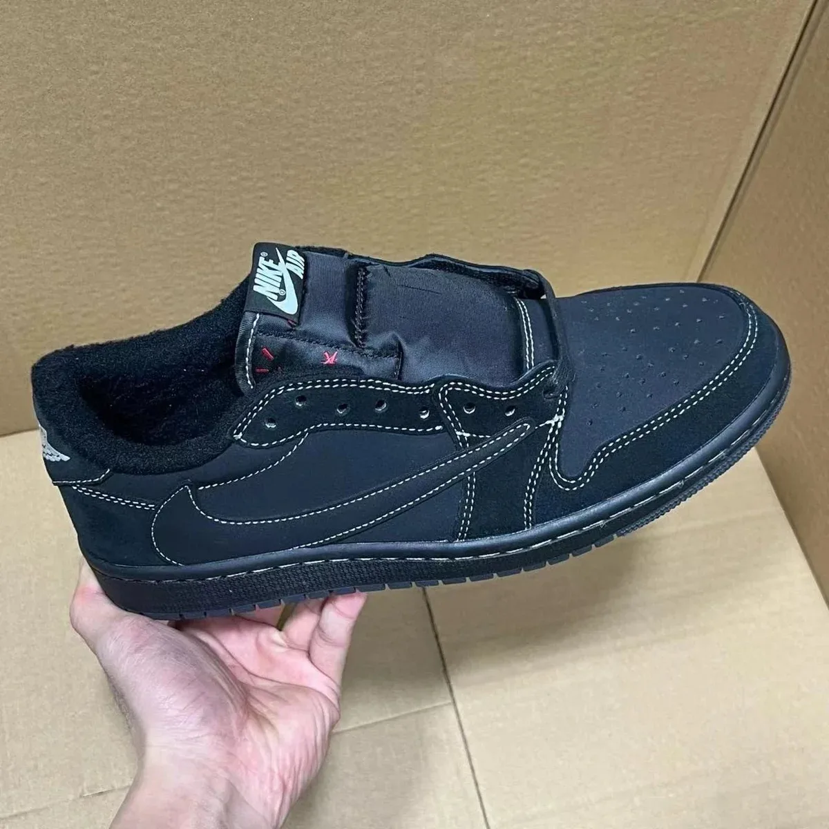 Nike Air Jordan 1 Low '07 Black Triple Black Sneakers
