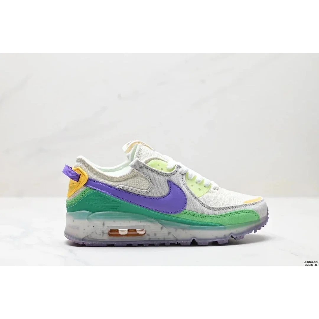 Nike Air Max 90 Sail/Purple Green Sneakers