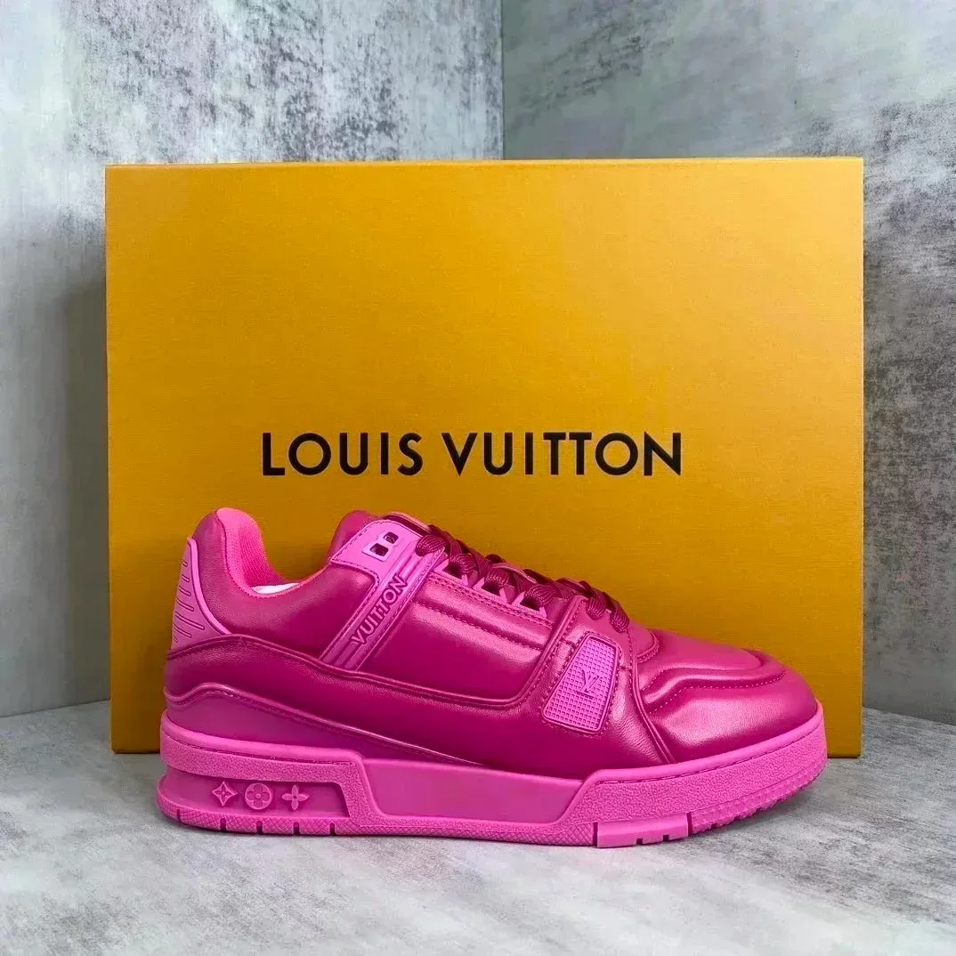 Louis Vuitton LV Trainer Pink Sneakers