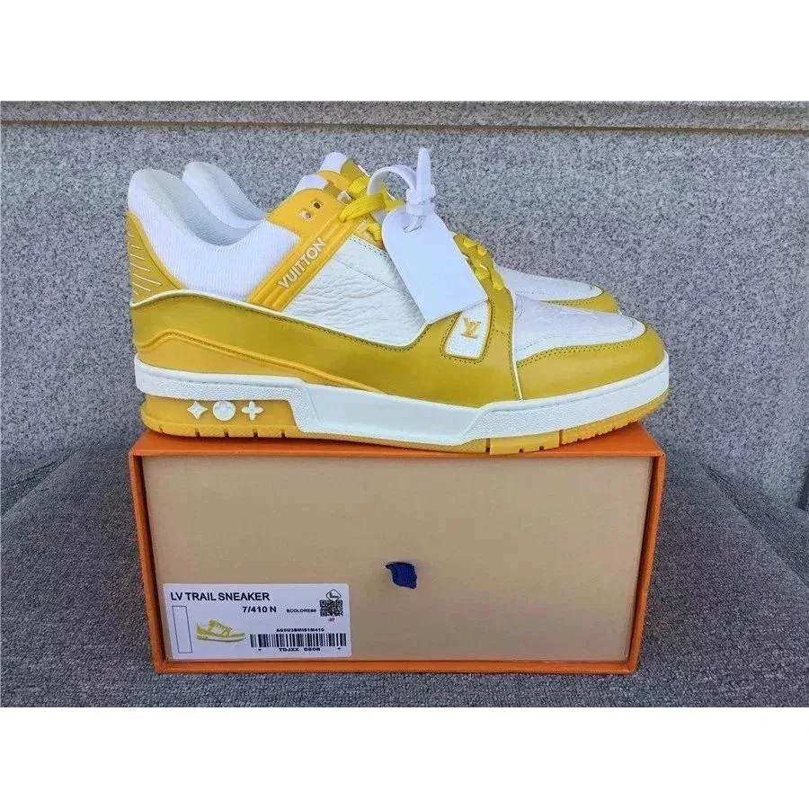 Louis Vuitton LV Trainer LV Trail Sneaker Yellow/White Sneakers