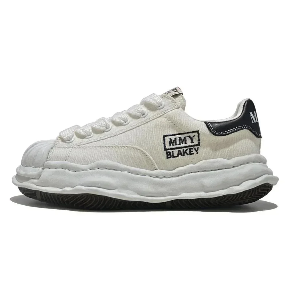 Maison Mihara Yasuhiro Blakey OG Style 36 White Canvas Sneakers