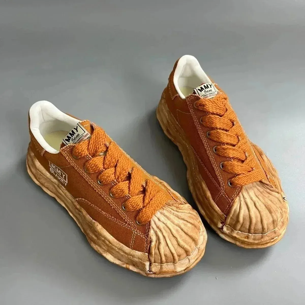 Maison Mihara Yasuhiro OG Style 36 MMY Blakey Orange Sneakers