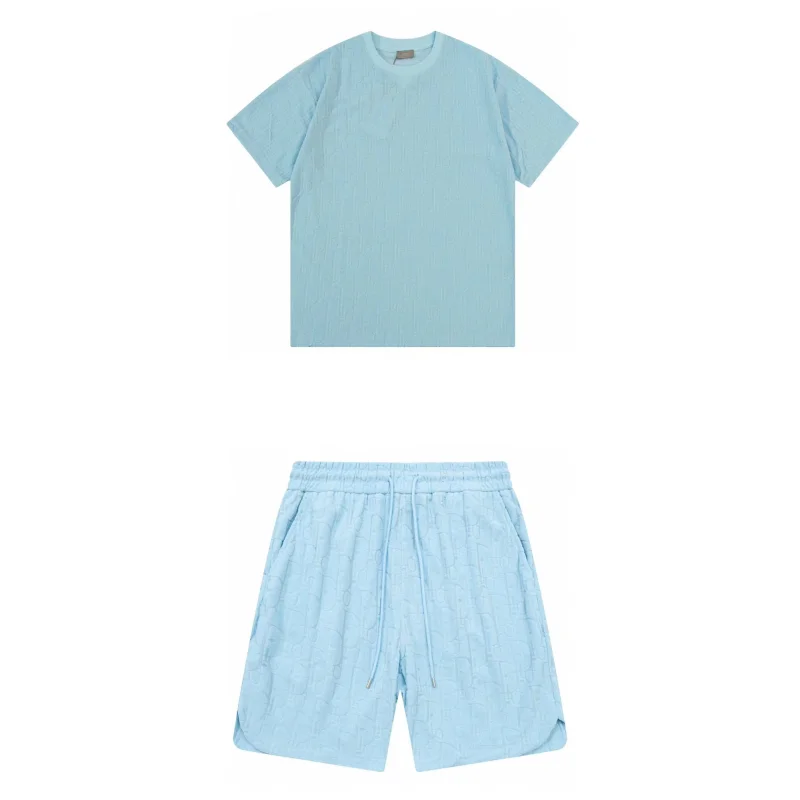 Co-ord Set in 06 Blue Casual T-Shirt & Shorts