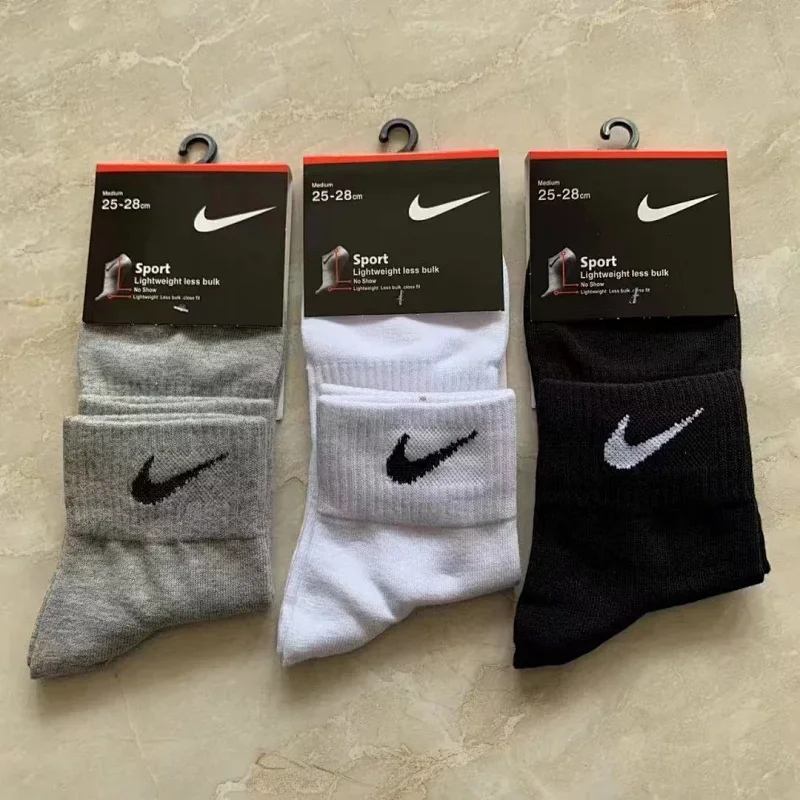 Nike Sport Lightweight Socks (Black/White/Grey)