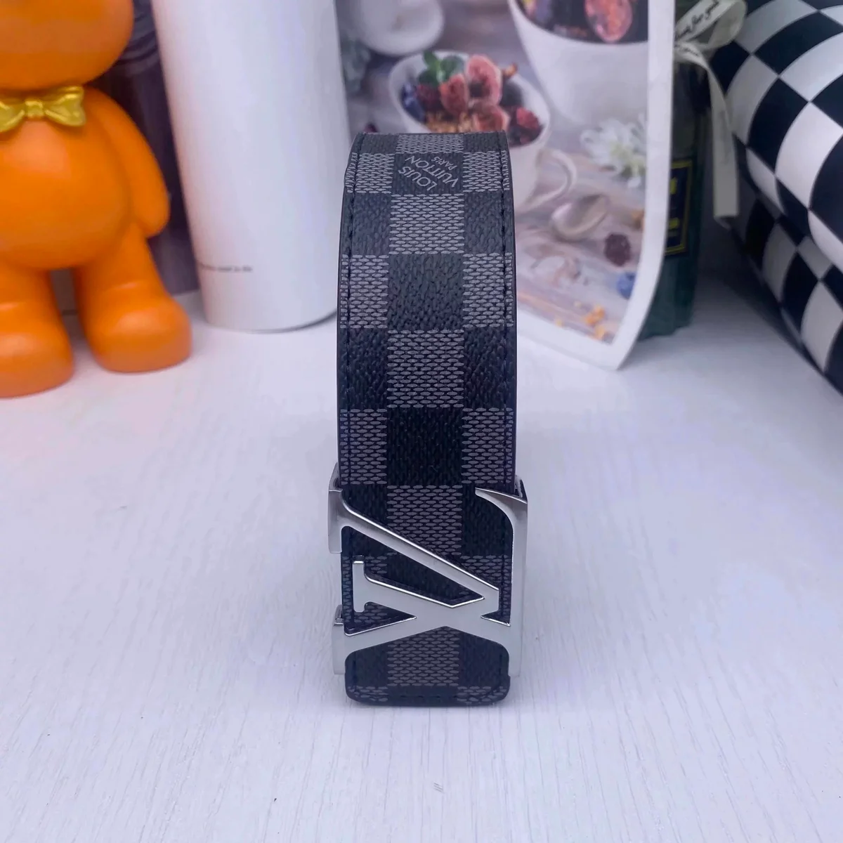 Louis Vuitton Damier Ebene Belt Black