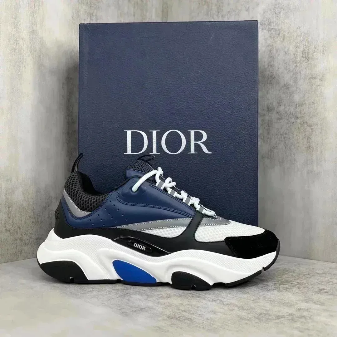 Dior Dior Book Tote Blue & White Sneakers
