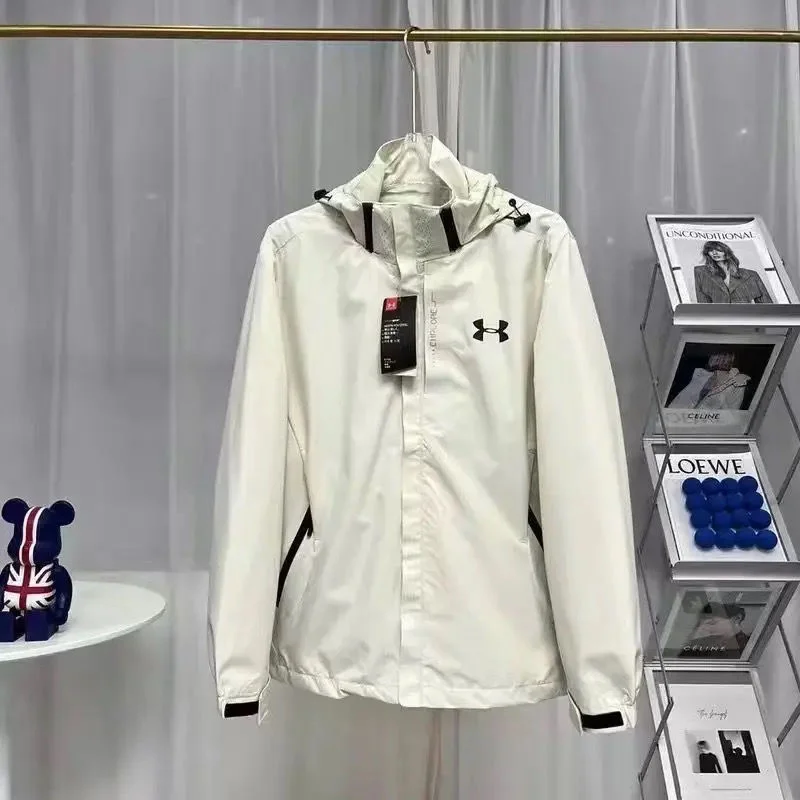 Under Armour UA可拆卸连帽626单衣 白色 风衣