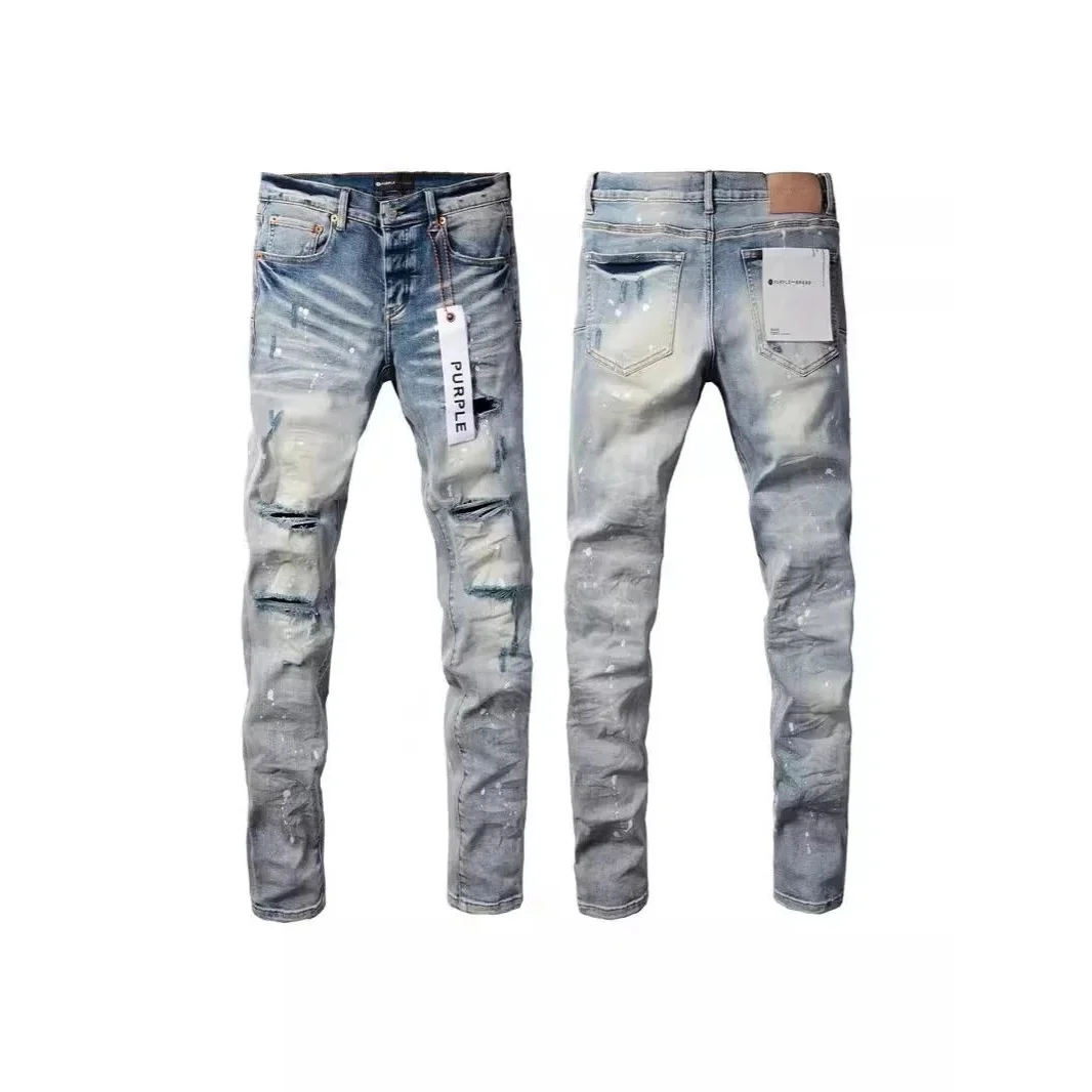 Purple Brand 22浅色 Distressed Jeans