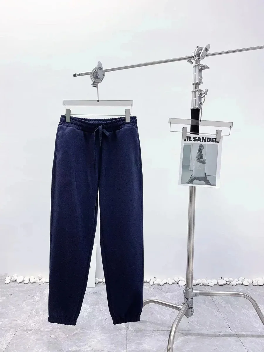 Jil Sander Navy Solid Sweatpants