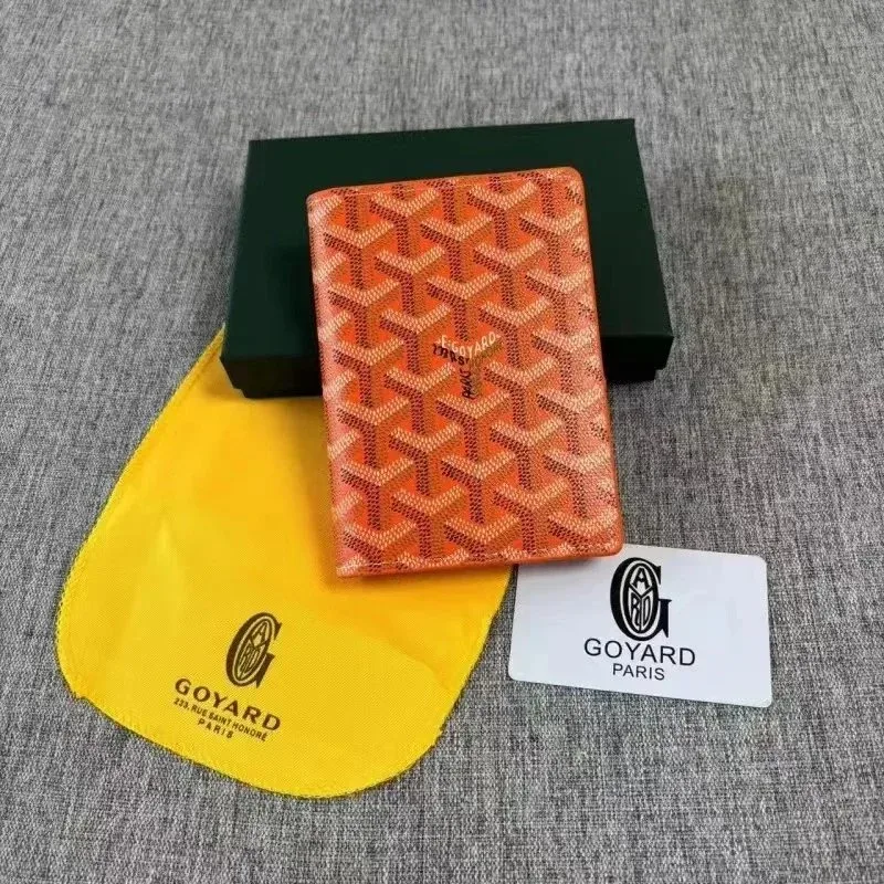 Goyard Goyardine Yellow Card Holder