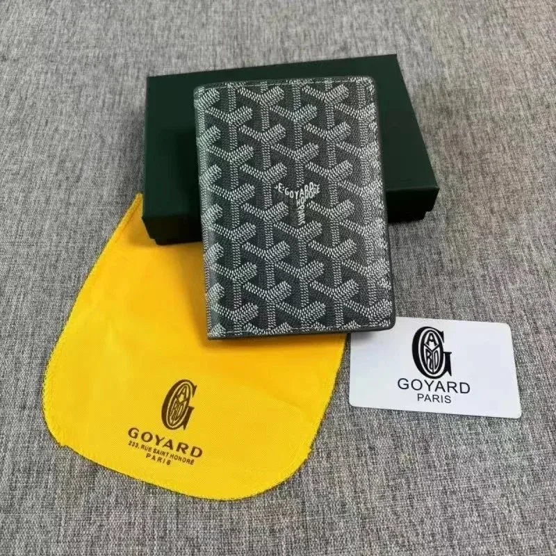Goyard Grey Goyardine Card Holder