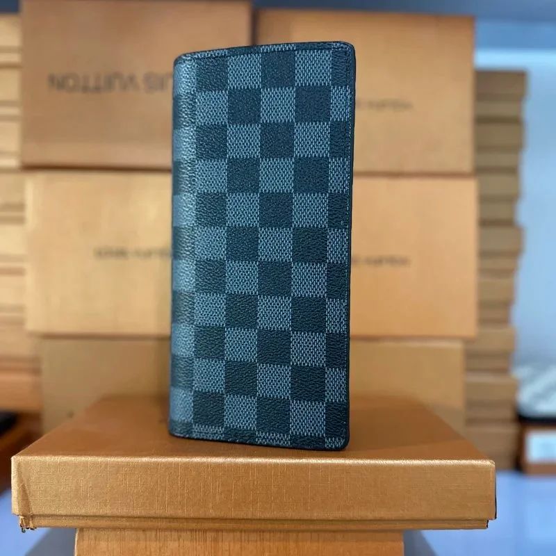 Louis Vuitton Damier LV Long Black Check Wallet