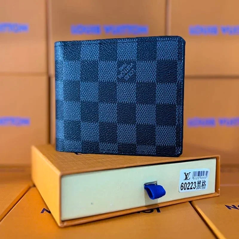 Louis Vuitton Damier LV Black格 Wallet
