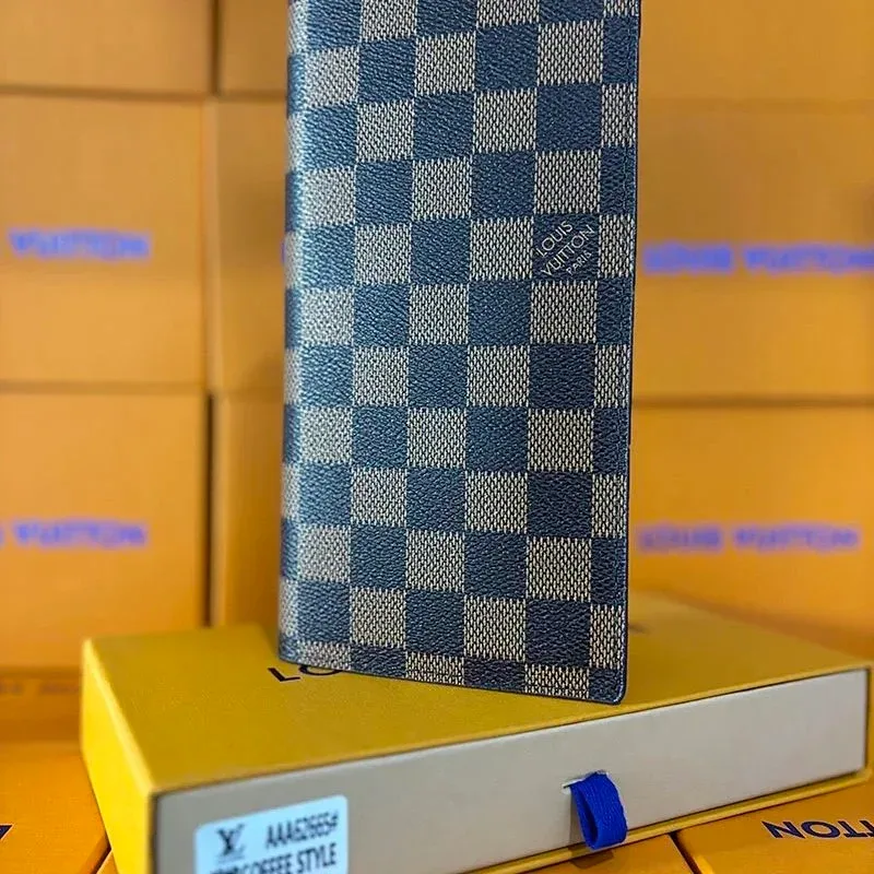 Louis Vuitton Damier LV Long Wallet in Coffee Style