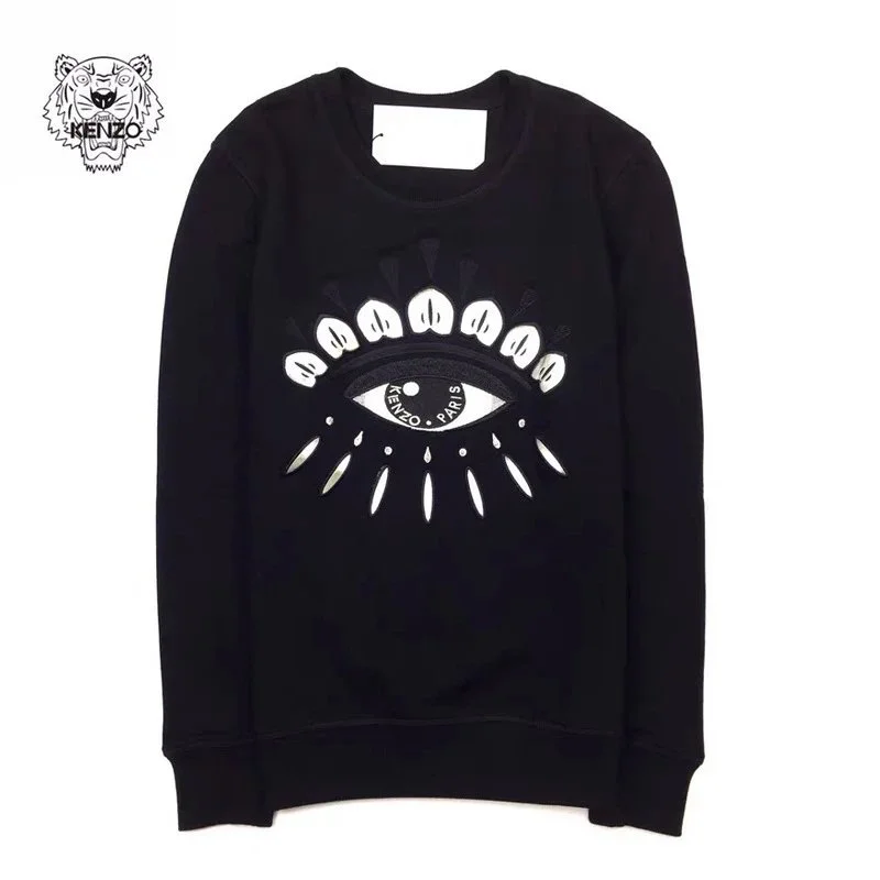 Kenzo Eye Print Crewneck Sweatshirt Black