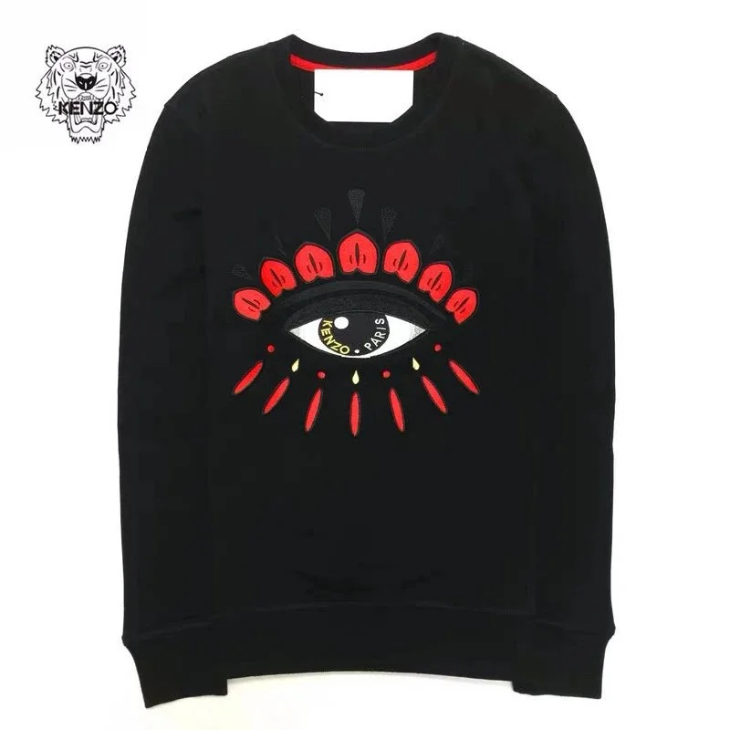 Kenzo Eye Print Crewneck Sweatshirt Black
