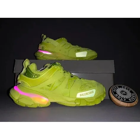 Balenciaga Track.3.0 BALED Neon Yellow LED Sneakers