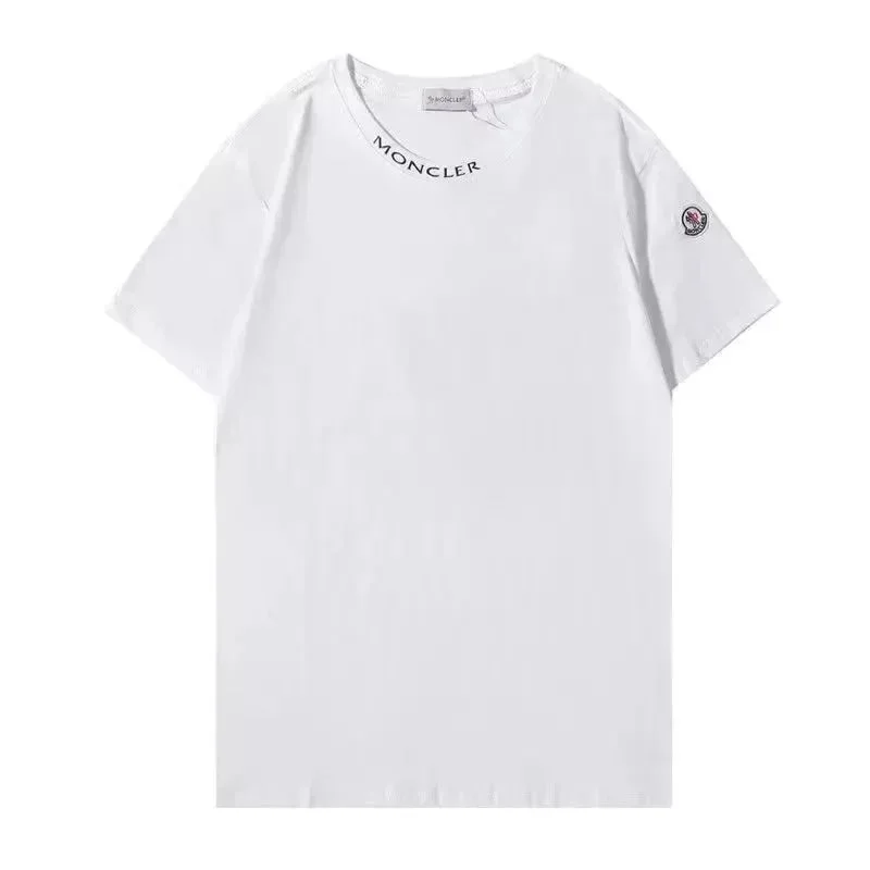 Moncler White Monogram T-Shirt