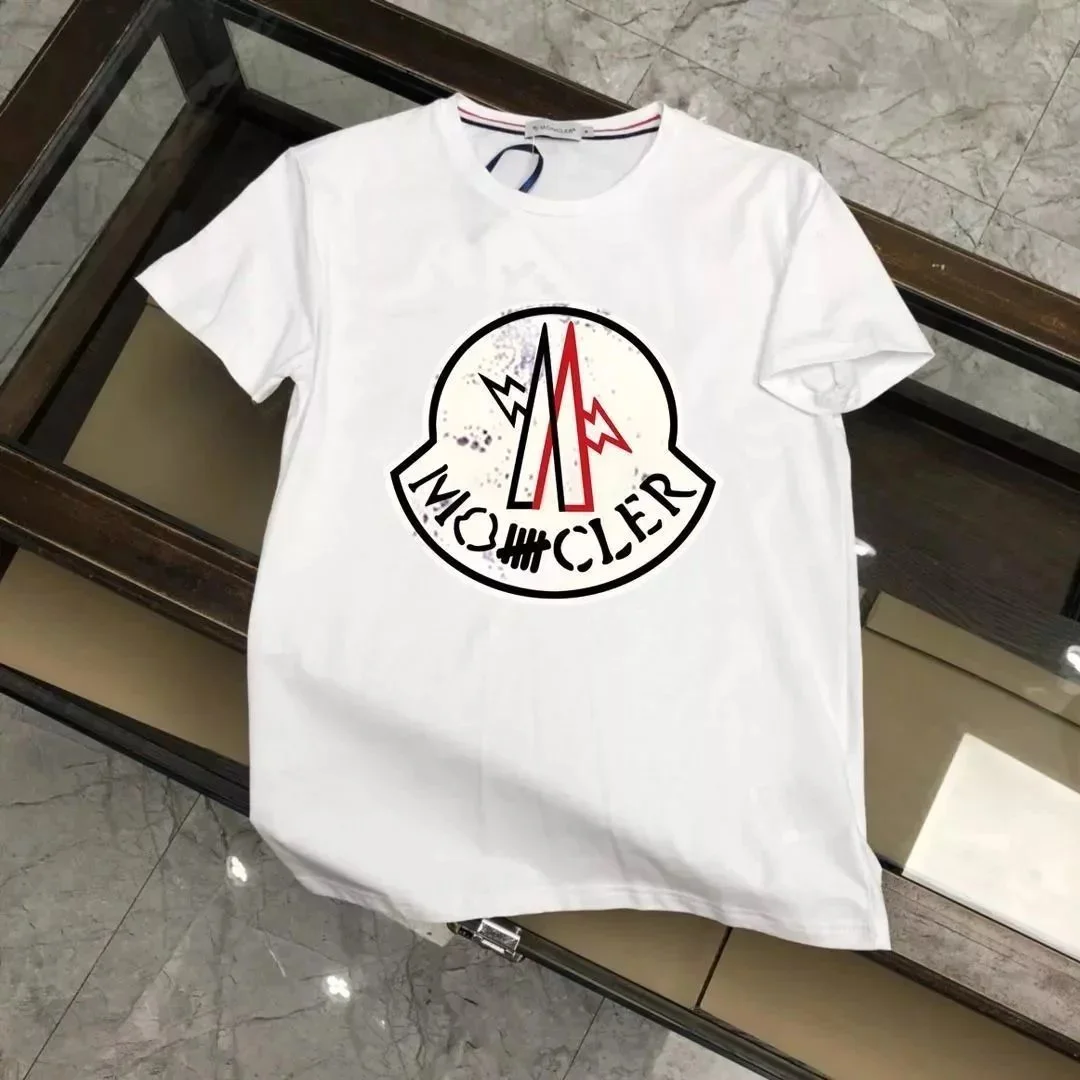 Moncler White Logo T-Shirt