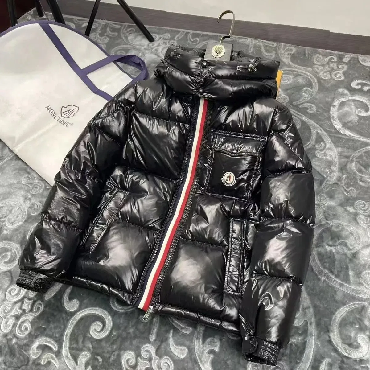 Moncler Maya Black Puffer Jacket