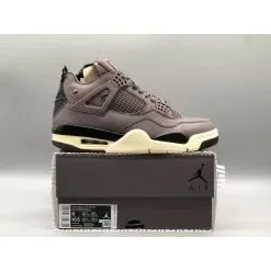 Nike Air Jordan 4 Grey/Black Sneakers