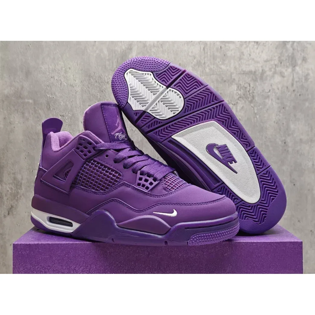 Nike Air Jordan 4 Purple Crush Sneakers