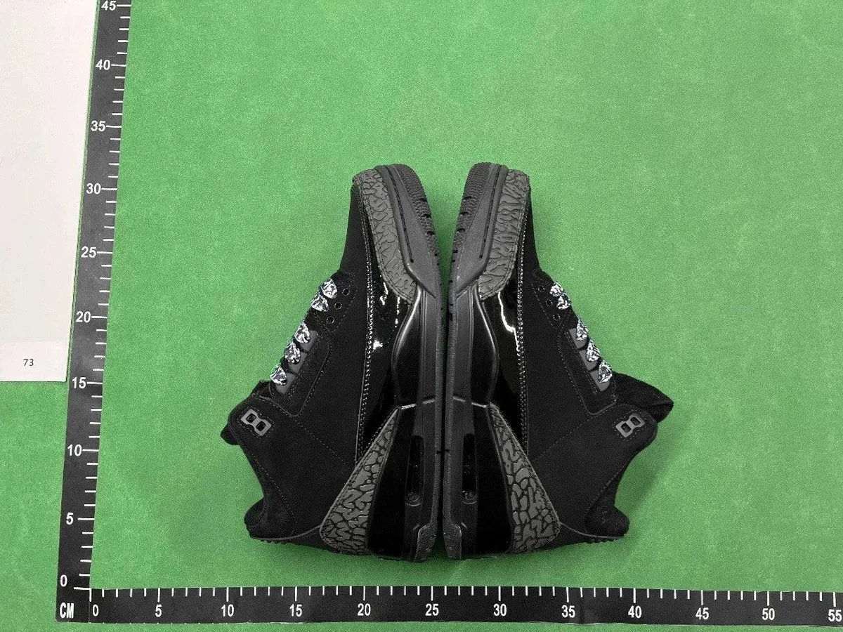 Nike Air Jordan 3 Black Cement Sneakers